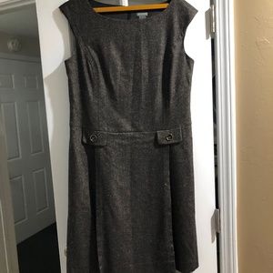 Ann Taylor Wool Blend Womens Jumper Tweed